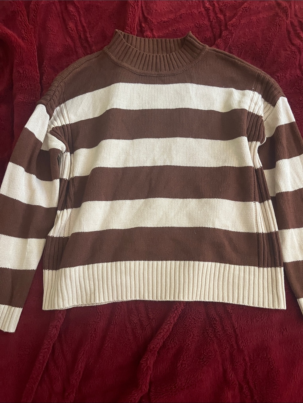 DESIGNHistory Brown Striped Sweater